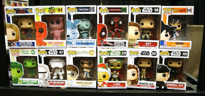 Funko Pop video games collection Master Chief Kratos Cloud